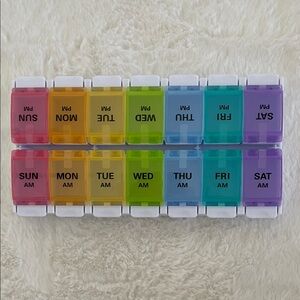 Colorful Weekly Pill Organizer